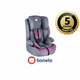 Lionelo autosjedalica Nico, odvojivi booster, 9-36Kg, ljubičasta, 5g JAMSTVA
