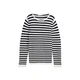 TOM TAILOR Pulover temno modra/bela