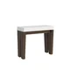 Ityhome Ityhome 90 x 77 konzolna miza bela/rjava, (20847636)