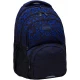 HEAD Ranac đački anatomski 3zipa 1džep AB200 Blue Bricks 25.502025049 crno-plavi