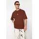 Trendyol Muška majica TMNSS23TS00243, Braon