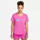Nike W NK ONE DF SWSH HBR SS, ženska tekaška majica, roza DX1025