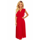 Numoco Ženska obleka 315-3 EMILY, rdeča, XL