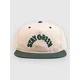 The Dudes Stay Green Unstructured 5 Panel Cap off white