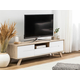 TV-omarica Berwyn 792 Svetla les, Bela, 150x45x40cm