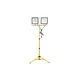 LED reflektor 2x100W +stojalo 4500K 80lm/W IP65 – komplet