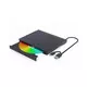 Gembird External USB DVD drive, black