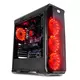 Tower LC Power Gaming 988B-ON Red Typhoon Black
