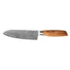 G21 Gourmet Damascus 17 cm, nož Santoku, ročaj iz zebrastega lesa