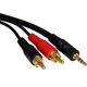 Fast Asia audio kabl 3.5mm na 2xRCA 1.5m crni