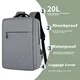 Brinch Torba za laptop, Svetlosiva