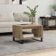 vidaXL Klubska miza artisan hrast 60 x 50 x 40 cm Konstruiran les