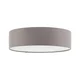 Eglo 56606 - LED stropna svetilka 2xE27/11W/230V, O 38 cm, siva