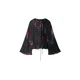 Desigual Bluza modra/zelena/svetlo roza/črna