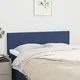 Vidaxl vidaXL Vzglavja za posteljo, 2 kosa, modra, 72x5x78/88 cm, blago