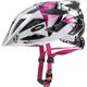 UVEX kolesarska čelada S41442601 AIR WING white pink