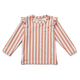 liewood® kopalna majica tenley stripe dusty coral/creme de la creme