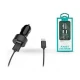 DEVIA Auto punjač Fast Smart Dual USB Micro/ crna