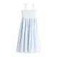 TOMMY HILFIGER Obleka  svetlo modra / bela