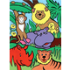 Set s akrilnim bojama Royal - Moj prvi crtež, džungla, 22 ? 30 cm