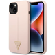 Guess GUHCP14SSLTGP iPhone 14 6,1 pink hardcase Silicone Triangle (GUHCP14SSLTGP)