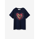 Desigual Heart Majica otroška 657294 Modra