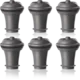 Vacuum Wine Stopper, Grey - 6 kos.