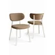 HANAH HOME Set stolica (4 dela) Toldy Cappuccino White