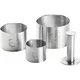 Plate-it Dekorativni okrogli modeli, 3 kosi, s potiskalom, 125 mm, O: 85 mm, 70 mm, 50 mm