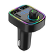 Bluetooth FM LED Transmiter C2 Usbx2+Pd, Crni