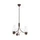 Brilagi - LED luster na lancu COTTAGE 3xE14/40W/230V hrast/bela