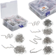 Rosfix ROSFIX PLASTIČNE SPONKE 6 VRST 1200 KOSOV V PLASTIČNI ŠKATLI, (21739153)