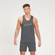 MP Mens Graphic Running Tank Top - Carbon - M