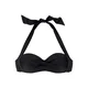 LASCANA Bikini zgornji del črna