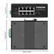 Intellinet Switch 8-Port Neupravljiv Gigabit Ethernet PoE 561624