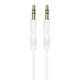 Borofone BL16 AUX kabel z izhodom 3,5 mm (1m) bel