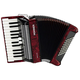 HOHNER harmonika BRAVO II 48 RDEČA