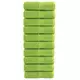 Vidaxl vidaXL Premium brisače SOLUND 10 kosov, zelene, 30 x 50 cm, 600 g/cm2