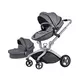 Hot Mom kolica dark grey 2u1 (sportsko sediste+korpa) ( F22D.GREY )