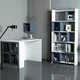 Hanah home Polica 120x75x65cm Belo-Plava