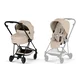 Cybex Mios 5 duo sistem, Black/Cozy Beige
