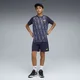 PUMA TRAIN ALL DAY Essentials Printed Tee and Shorts Set Youth, Clothing, New Navy, 13-14Y