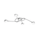 Eglo 32996 - LED Plafonski luster SALTO 4xLED/5,4W/230V sjajni hrom