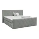 Based Postelja Boxspring Josie-b, Siva, 160x200