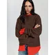 Pull&Bear Pulover čokolada