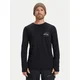 Quiksilver Majica z dolgimi rokavi Coastal Run EQYKT04400 Črna Regular Fit