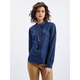 Orsay Temno modra ženska majica iz džinsa z okrasnimi detajli ORSAY_663656558000 40