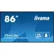 86 iiyama LH8664UHS-B2AG:IPS,4K,24/7, Android