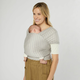 Ergobaby Aura marama Sustainable Knit – Grey Stripes