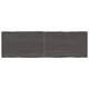 Vidaxl Mizna plošča temno siva 160x50x4 cm obdelana trdna hrastovina